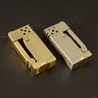 Vintage Style Slide-press mechanical kerosene lighter