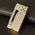 Vintage Style Slide-press mechanical kerosene lighter
