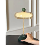 Retro Transparent Glass Table Lamp
